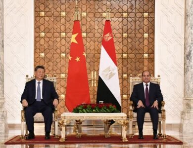 السيسي يستقبل الرئيس الصيني بقصر الاتحادية ويبحثان تعزيز الشراكة والسلام الإقليمي