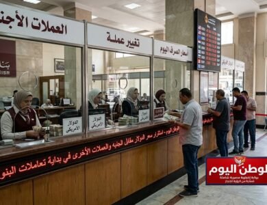 استقرار سعر الدولار مقابل الجنيه والعملات الأخرى في بداية تعاملات البنوك اليوم