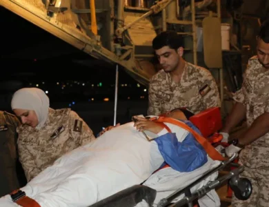 الجيش الأردني يُجلي 11 مصابًا أردنيًا من مصر بطائرة إخلاء طبي متخصصة