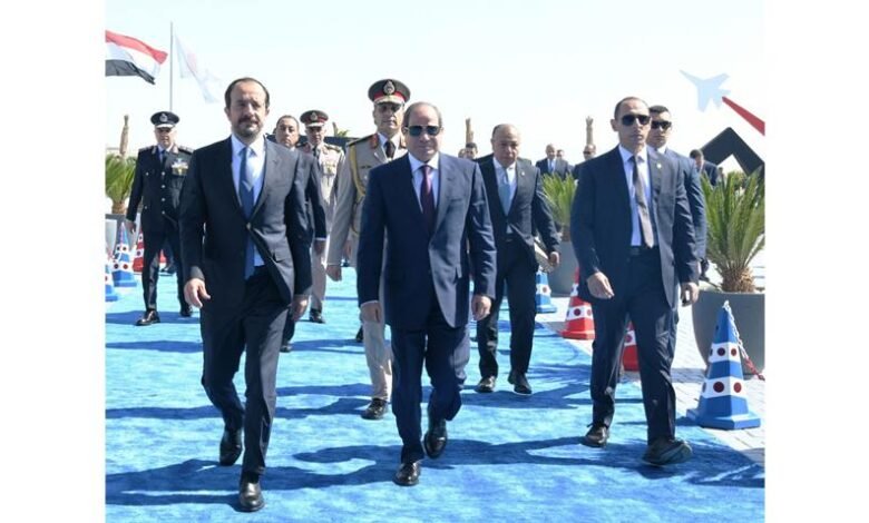 الرئيس السيسي يفتتح النسخة الثانية لمعرض العلمين الدولي للطيران والفضاء 2026
