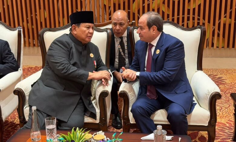 السيسي وبرابوو يؤكدان أولوية الحلول الدبلوماسية ورفض تهجير الفلسطينيين وحماية الملاحة الدولية