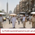 الطقس اليوم.. ارتفاع درجات الحرارة وشبورة كثيفة والمحسوسة بالقاهرة 39 درجة