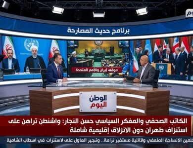 الكاتب الصحفي والمفكر السياسي حسن النجار واشنطن تراهن على استنزاف طهران دون الانزلاق لحرب إقليمية شاملة
