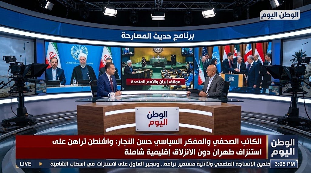 الكاتب الصحفي والمفكر السياسي حسن النجار واشنطن تراهن على استنزاف طهران دون الانزلاق لحرب إقليمية شاملة