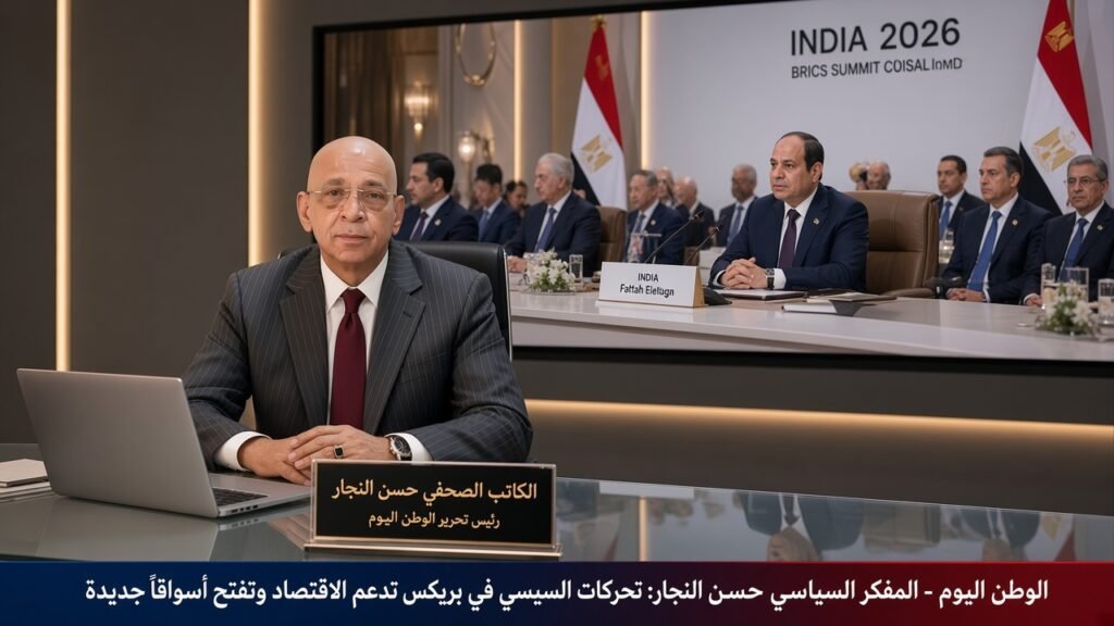 المفكر السياسي حسن النجار تحركات السيسي في بريكس تدعم الاقتصاد وتفتح أسواقاً جديدة