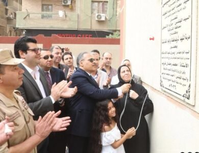 المهندس حازم الأشموني يفتتح مدرسة الشهيد شريف طلعت