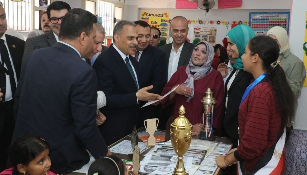 المهندس حازم الأشموني يفتتح مدرسة الشهيد شريف طلعت