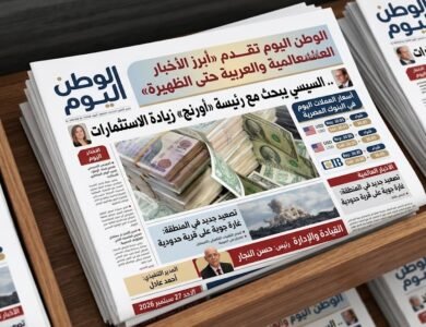 الوطن اليوم تقدم أبرز الأخبار العالمية والعربية حتى الظهيرة .. السيسي يبحث مع رئيسة «أورنج» زيادة الاستثمارات