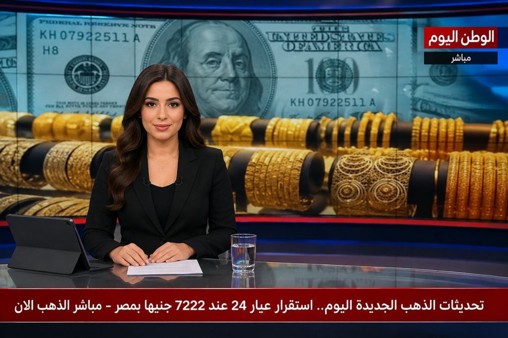 تحديثات الذهب الجديدة اليوم.. استقرار عيار 24 عند 7222 جنيها بمصر