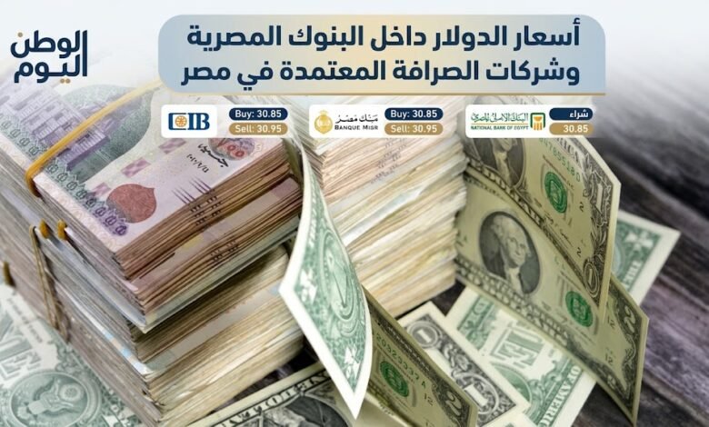 تعرف على أسعار الدولار داخل البنوك المصرية وشركات الصرافة المعتمدة  في مصر