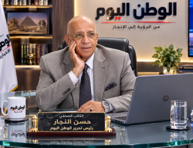 حسن النجار كاتبًا صحفيا ومستشارًا في الشؤون السياسية الدولية ورئيس تحرير الوطن اليوم