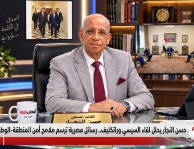 حسن النجار يحلل لقاء السيسي وراتكليف.. رسائل مصرية ترسم ملامح أمن المنطقة