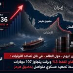 في ظل تصاعد التوترات ارتفاع النفط 3% وبرنت يتجاوز 107 دولارات وسط تصعيد عسكري متواصل بمضيق هرمز
