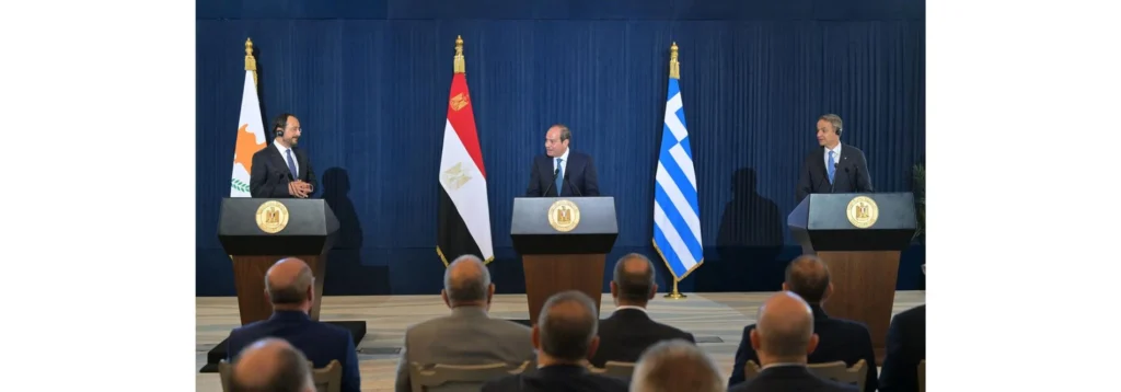 قمة العلمين الثلاثية تؤكد دعم الاستقرار وتعزيز التعاون بين مصر وقبرص واليونان