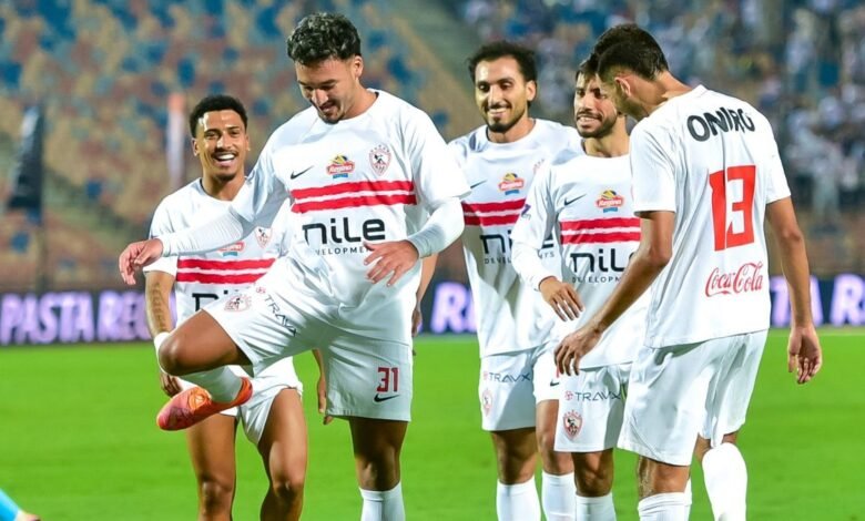 لاعبي فريق الزمالك