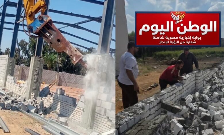 محافظ الشرقية يوجه بإزالة 6 حالات تعدٍ على الأراضي الزراعية وأملاك الدولة