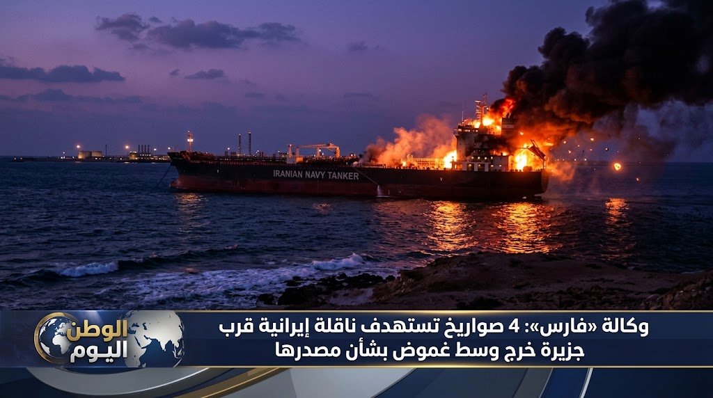 وكالة «فارس» 4 صواريخ تستهدف ناقلة إيرانية قرب جزيرة خرج وسط غموض بشأن مصدرها