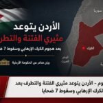 الأردن يتوعد مثيري الفتنة والتطرف بعد هجوم الكرك الإرهابي وسقوط 7 ضحايا