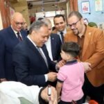 محافظ الشرقية يطلق حملة التطعيم ضد الحصبة والحصبة الألمانية بالمجان للأطفال