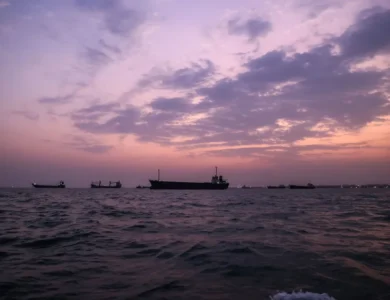 إصابة ناقلة بمقذوف مجهول في مضيق هرمز والطاقم ينجو دون إصابات