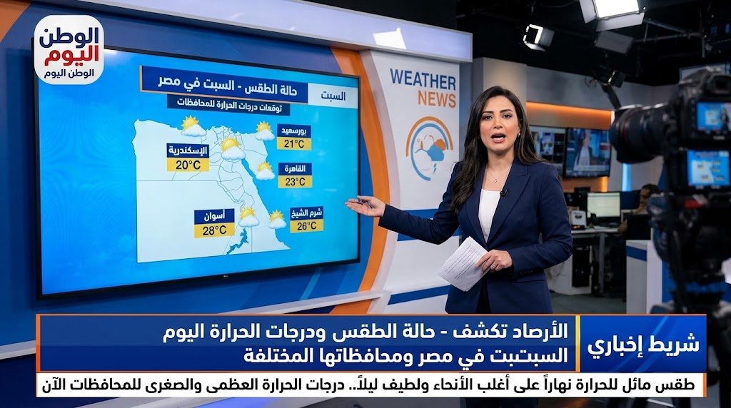 الارصاد تكشف - حالة الطقس ودرجات الحرارة اليوم السبت في مصر ومحافظاتها المختلفة
