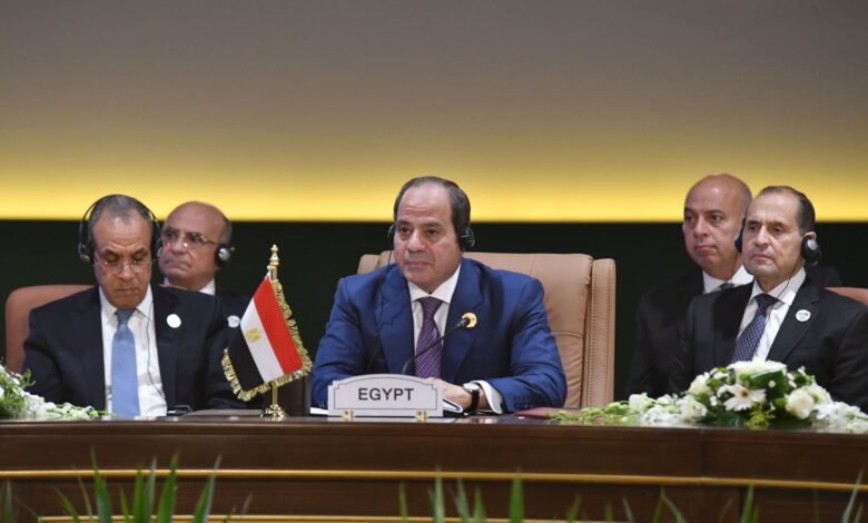 الرئيس السيسي يدعو من العلمين لتحويل التحديات الأفريقية إلى فرص للنمو والتنمية