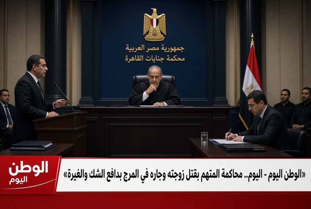 اليوم.. محاكمة المتهم بقتل زوجته وجاره في المرج بدافع الشك والغيرة