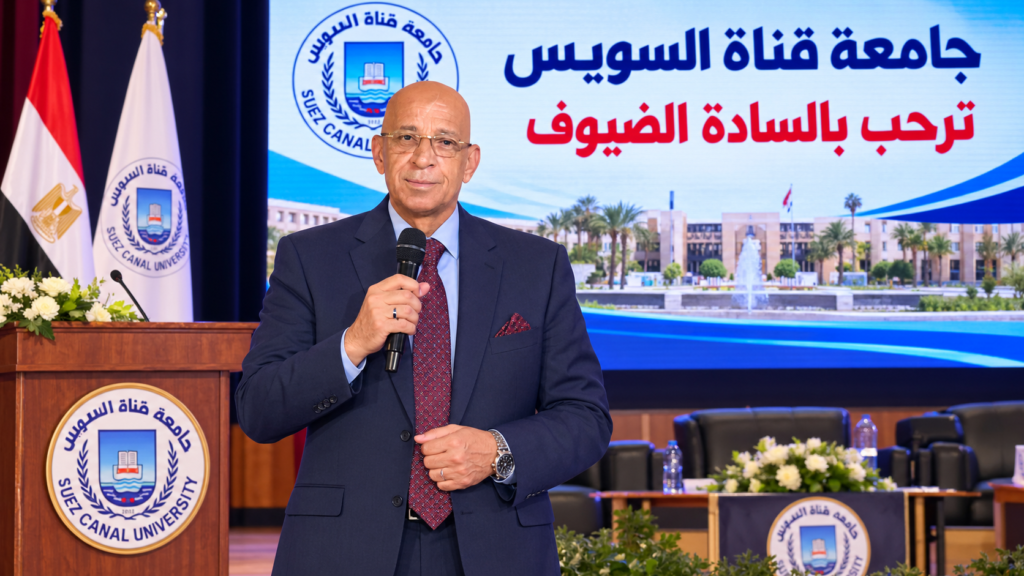 جامعة قناة السويس تحتفل بنصر أكتوبر وتنظم برامج توعوية بحضور الكاتب الصحفي حسن النجار
