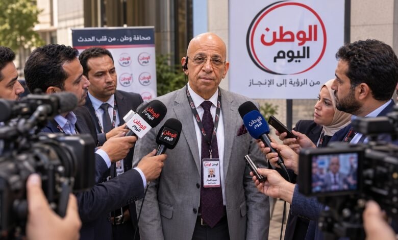 حسن النجار لؤسائل الاعلام من العلمين