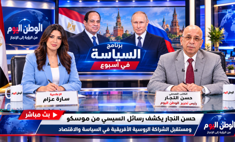 حسن النجار يكشف رسائل السيسي من موسكو ومستقبل الشراكة الروسية الأفريقية في السياسة والاقتصاد