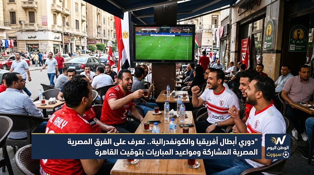 دوري أبطال أفريقيا والكونفدرالية.. تعرف على الفرق المصرية المشاركة ومواعيد المباريات بتوقيت القاهرة